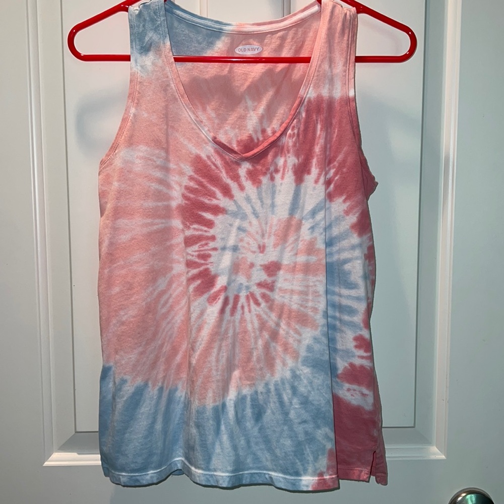 Womens XS tie dye Tank top - Old Navy everywhere tank